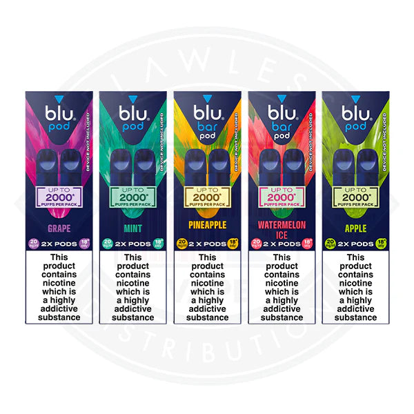 disposable vape dunedin Blu Bar Pod Blueberry Ice Prefilled Pod Kit main image 0