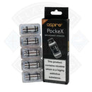 5 Pack Aspire PockeX Replacement Atomizer Coil (5 pack)