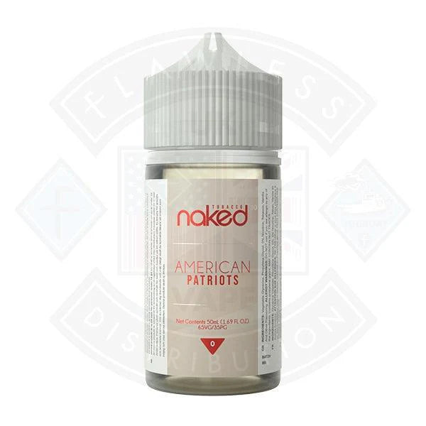 Buy Naked - American Patriots 50ml E liquid | Low Prices