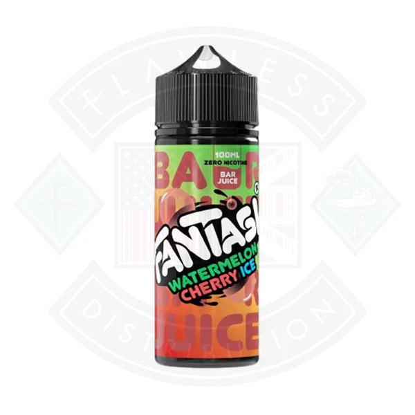 Fantasi Bar Juice - Watermelon Cherry Ice 0mg 100ml Shortfill