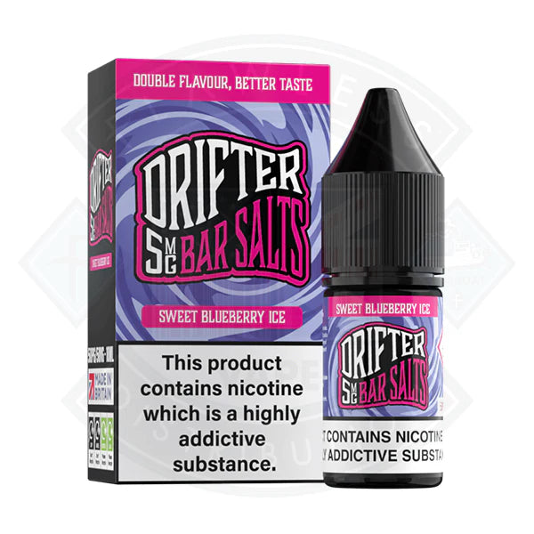 Drifter Bar Salts - Sweet Blueberry Ice Nic Salt 10ml