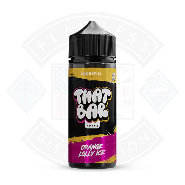 That Bar Juice - Orange Lolly Ice 0mg 100ml Shortfill