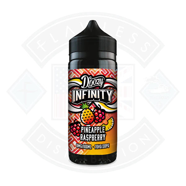 Doozy Vape Infinity 70/30 0mg 100ml Shortfill Pineapple Raspberry