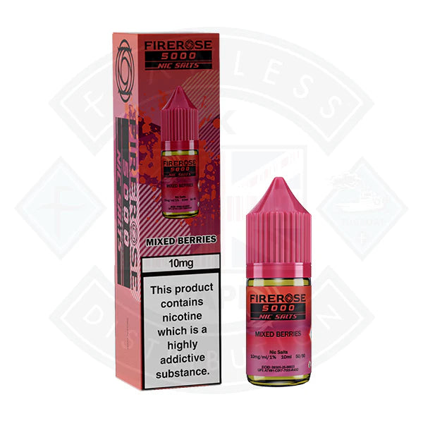 Firerose 5000 Mixed Berries Nic Salt 10ml by Elux