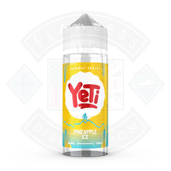 Yeti Summit Series - Pineapple Ice 0mg  100ml Shortfill