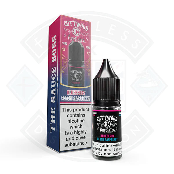 Cuttwood Bar Salt Blueberry Peach Raspberry 10ml