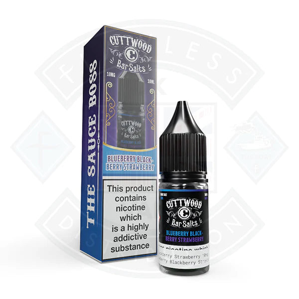 Cuttwood Bar Salt Blueberry Blackberry Strawberry 10ml