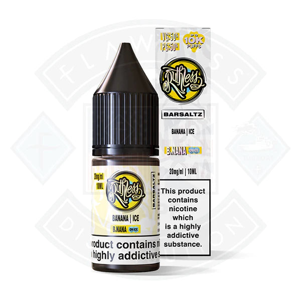 Ruthless Bar Saltz  Salt B.nana on Ice 10ml