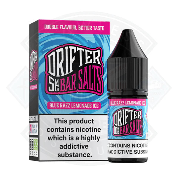 Drifter Bar Salts - Blue Razz Lemonade Ice Nic Salt 10ml