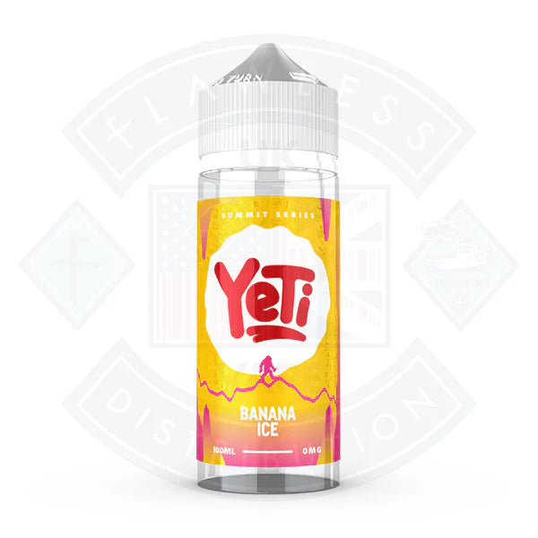 Yeti Summit Series -  Banana Ice 0mg 100ml Shortfill