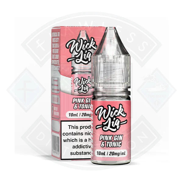 Wick Liquor Pink Gin & Tonic Nic Salt E-Liquid 10ml
