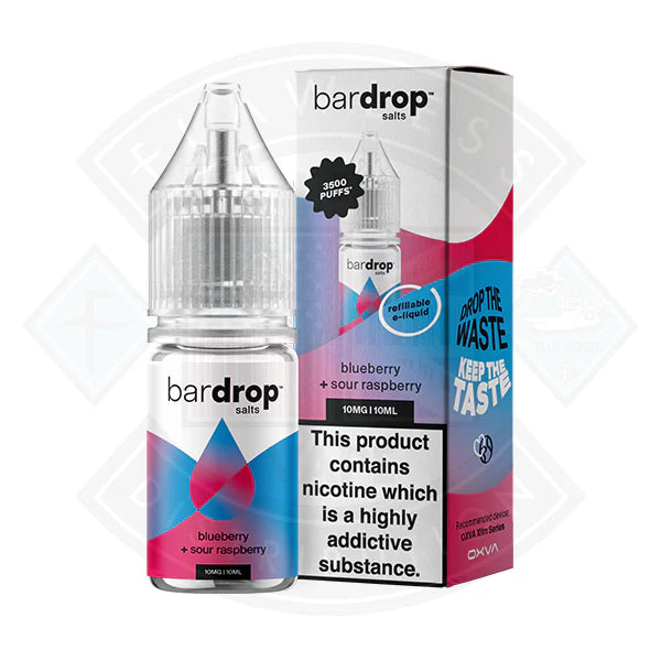 Bar Drop Salts Blueberry Sour Raspberry 10ml