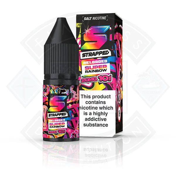 Strapped Reloaded Nic Salt 10ml Super Rainbow