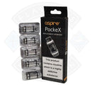 5 Pack Aspire PockeX Replacement Atomizer Coil (5 pack)