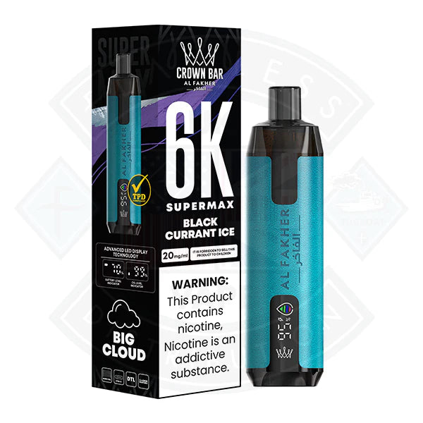 Al Fakher Crown Bar 6K Supermax Disposable Vape