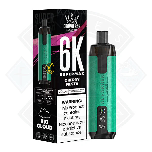 Al Fakher Crown Bar 6K Supermax Disposable Vape