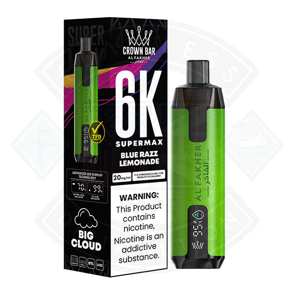 Al Fakher Crown Bar 6K Supermax Disposable Vape
