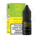 Pod Salt Core - Lemon & Lime Ice 10ml