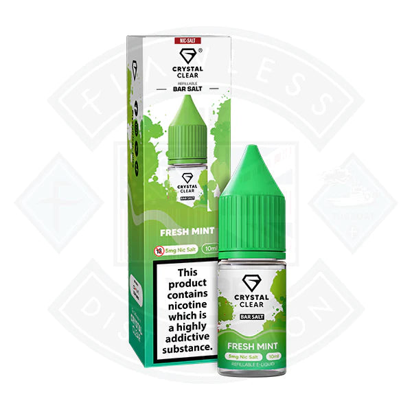 Crystal Clear Bar Nic Salt 10ml Fresh Mint