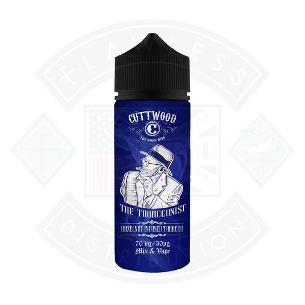 Cuttwood The Tobacconist Hazelnut Infused Tobacco 0mg 100ml Shortfill
