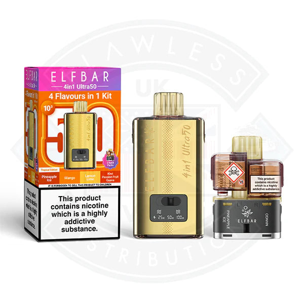 Elf Bar 4 in 1 Ultra 50 Prefilled Pod Kit