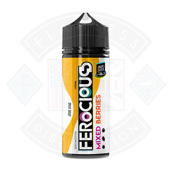 Ferocious Bar Juice Mixed Berries 0mg 100ml Shortfill