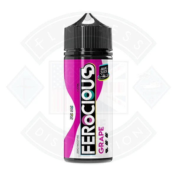 Ferocious Bar Juice Grape 0mg 100ml Shortfill