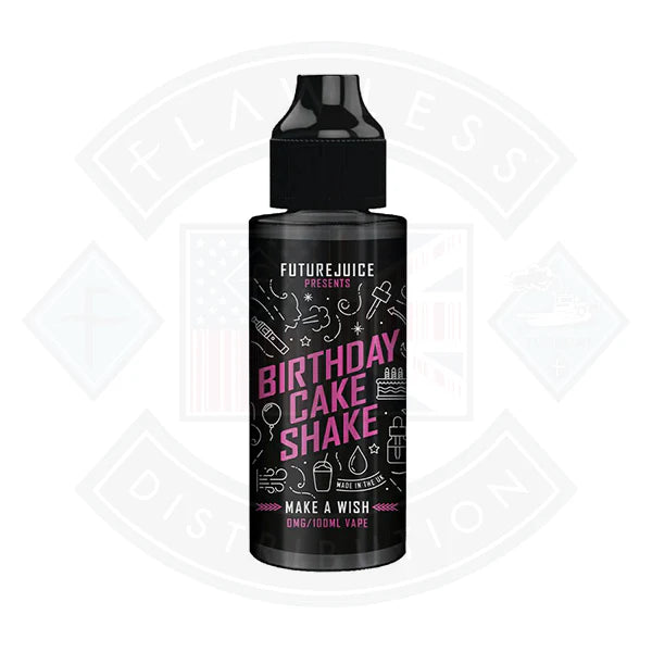Future Juice - Birthday Cake Shake 0mg 100ml Shortfill