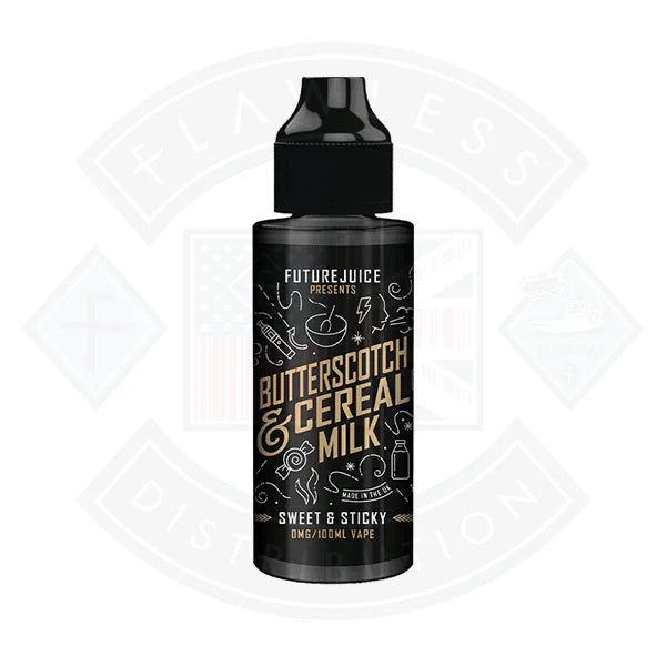 Future Juice - Butterscotch Cereal Milk 0mg 100ml Shortfill