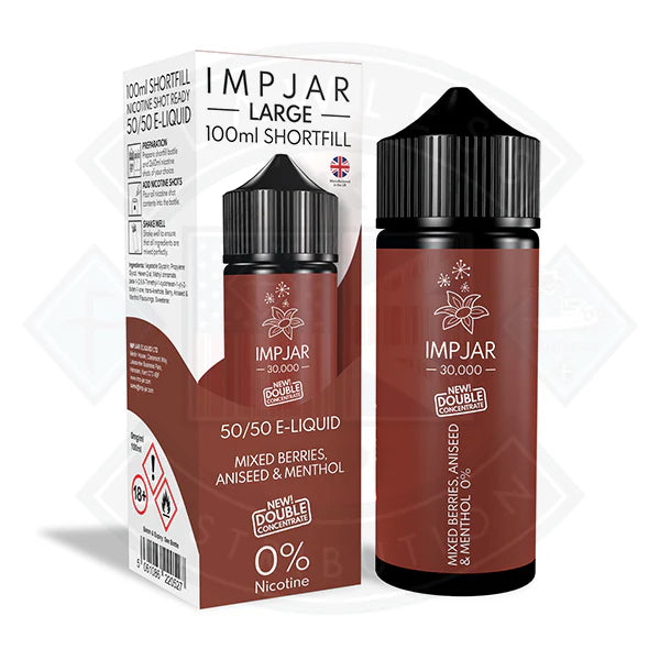 IMP JAR Large - Mixed Berries Aniseed & Menthol 100ml Shortfill