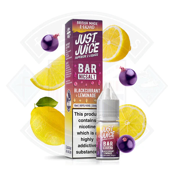 Just Juice Bar Nic Salt - Blackcurrant Lemonade  10ml