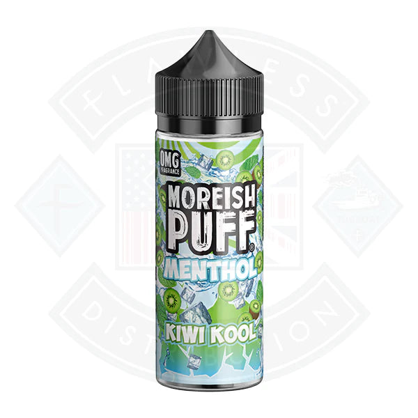 Moreish Puff - Menthol - Kiwi 0mg 100ml Shortfill
