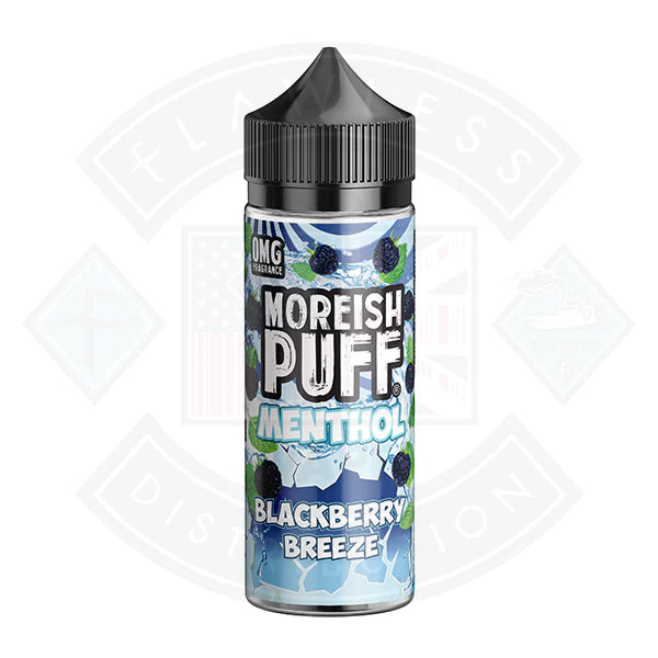 Moreish Puff - Menthol - Blackberry 0mg 100ml Shortfill