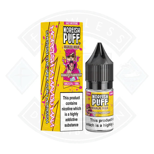Moreish Puff Manju Man Nic Salt 10ml Mango Strawberry