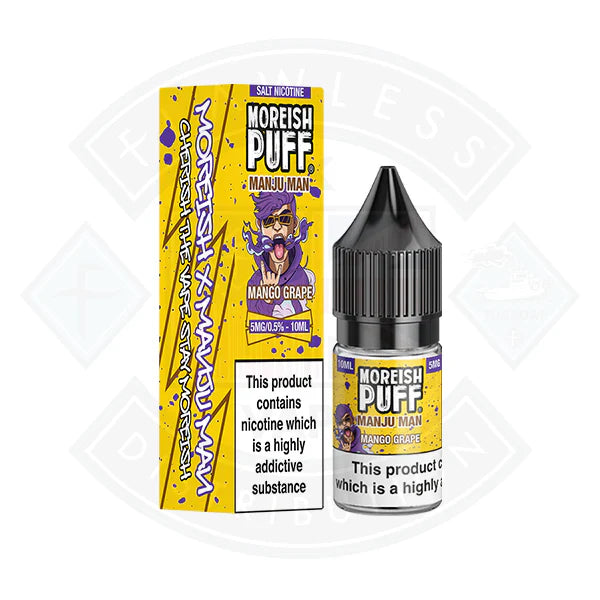 Moreish Puff Manju Man Nic Salt 10ml Mango Grape