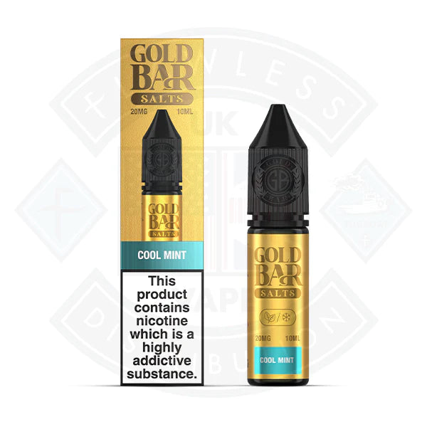 Gold Bar Cool Mint Nic Salt 10ml