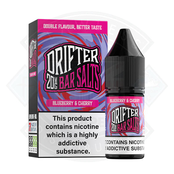 Drifter Bar Salts - Blueberry & Cherry Nic Salt 10ml