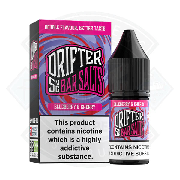 Drifter Bar Salts - Blueberry & Cherry Nic Salt 10ml