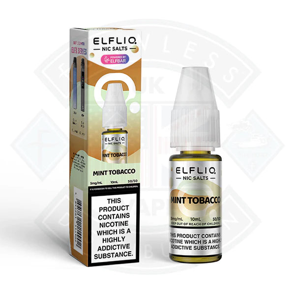 Elf Bar ELFLIQ Mint Tobacco Nic Salt 10ml