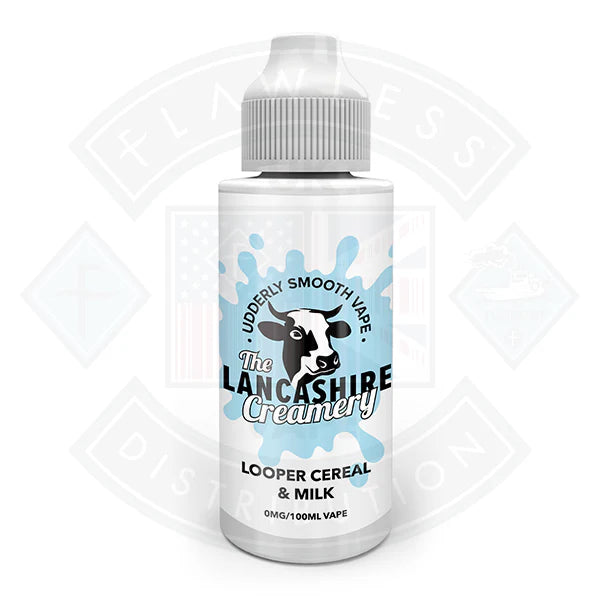 The Lancashire Creamery - Looper Cereal & Milk 100ml Shortfill