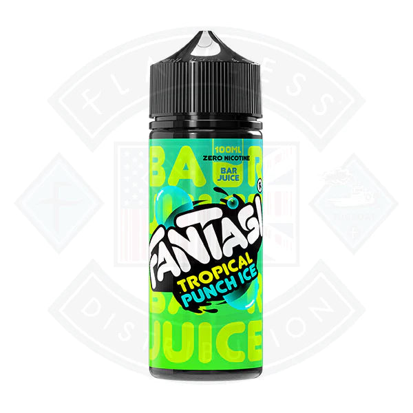 Fantasi Bar Juice - Tropical Punch Ice 0mg 100ml Shortfill