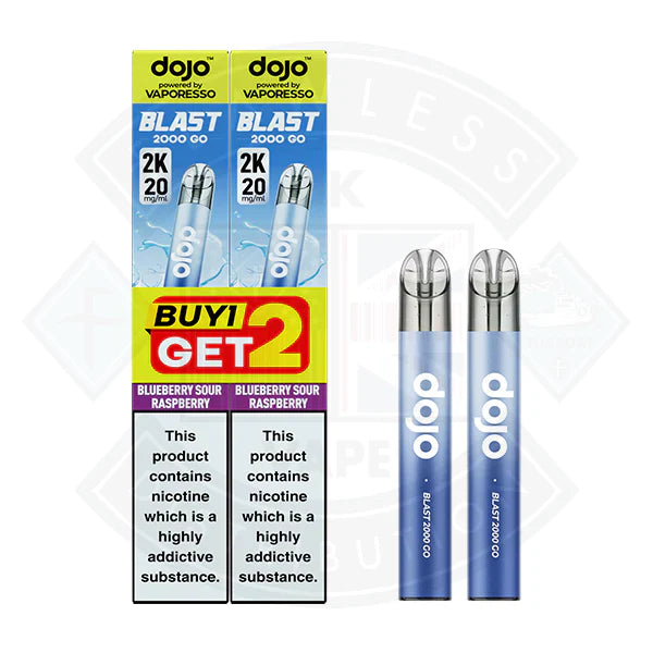 Vaporesso DOJO BLAST 2000 GO TRANSPARENT KIT Bundle (20mg)