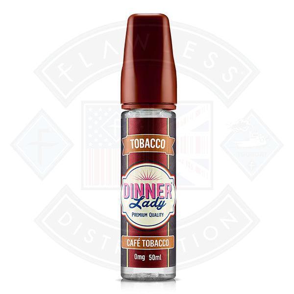 Dinner Lady Tobacco - Cafe Tobacco 0mg 50ml Shortfill - Flawless Vape Shop
