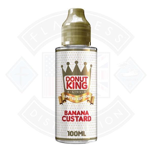Donut King Limited Edition - Banana Custard 0mg 100ml Shortfill - Flawless Vape Shop