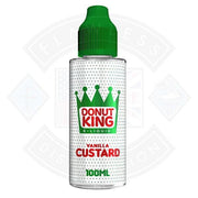 Donut King - Vanilla Custard 0mg 100ml Shortfill - Flawless Vape Shop