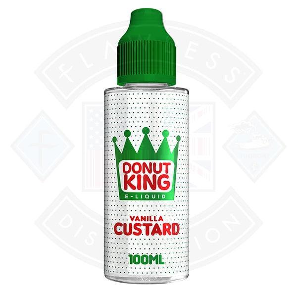 Donut King - Vanilla Custard 0mg 100ml Shortfill - Flawless Vape Shop