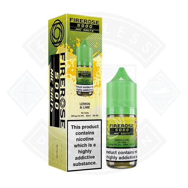 Firerose 5000 Lemon & Lime Nic Salt 10ml by Elux - Flawless Vape Shop