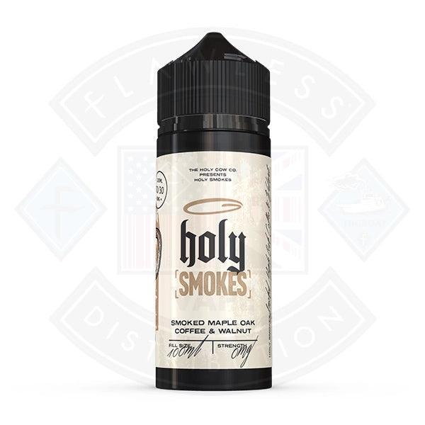 Holy Smokes Smoked Maple Oak Coffee & Walnut 0mg 100ml Shortfill - Flawless Vape Shop