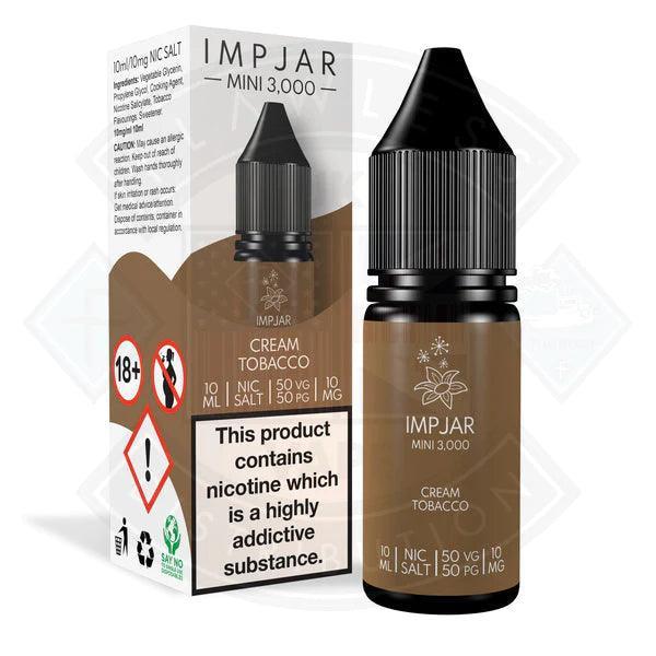 IMP JAR Cream Tobacco Nic Salt 10ml E-Liquid - Flawless Vape Shop