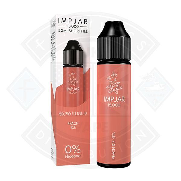IMP JAR Peach Ice 50ml 0mg Shortfill E-Liquid - Flawless Vape Shop
